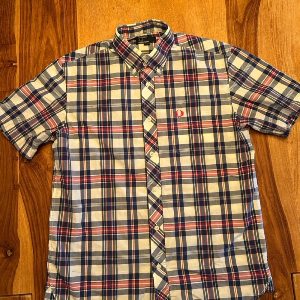 Fred Perry Check Short Sleeve